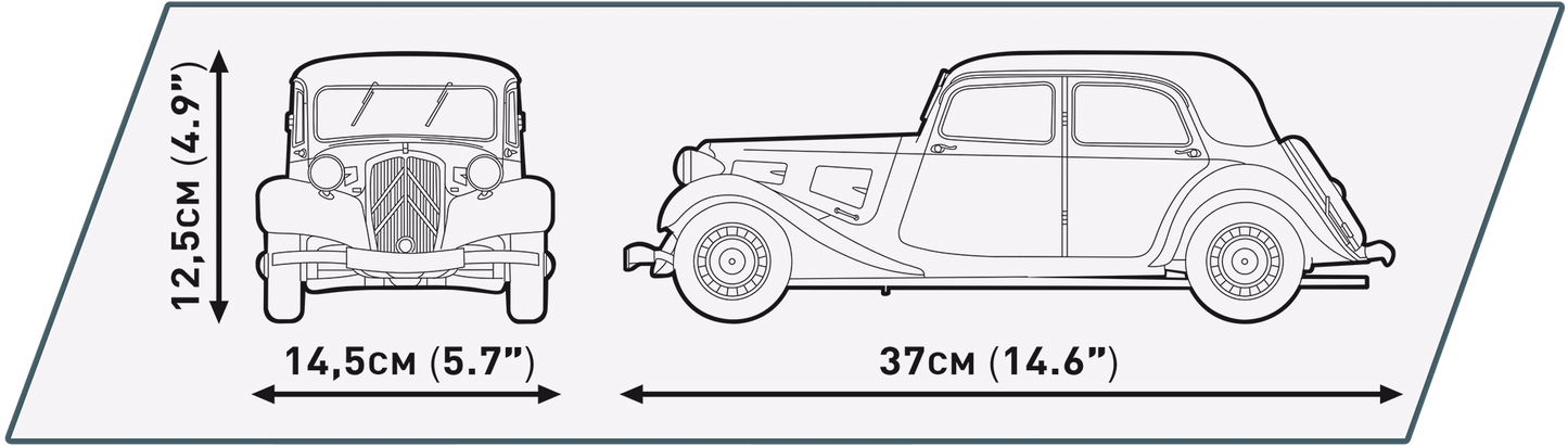 COBI Citroen Traction Avant 11CV 1938 - Executive Edition #24336