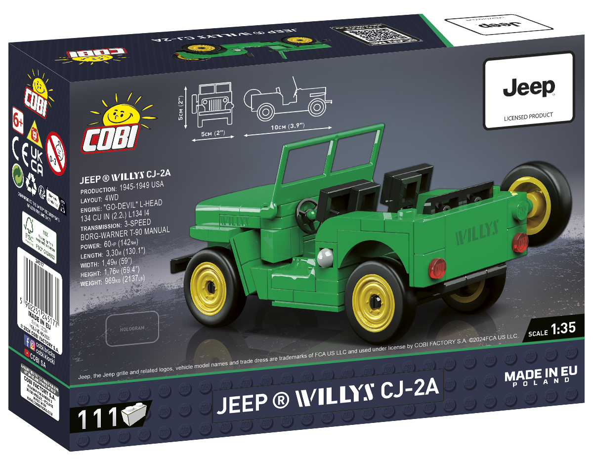 COBI Jeep Willys CJ-2A Set 24517