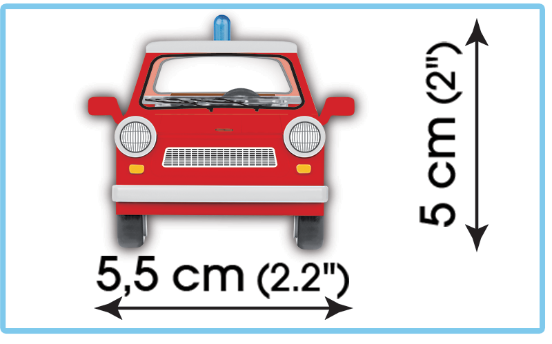 COBI Trabant 601 Universal Feuerwehr #24555
