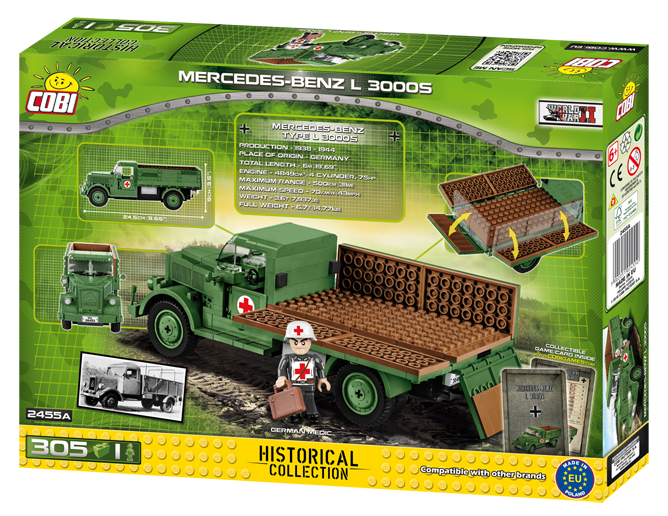 COBI Mercedes Benz L 3000 S Truck #2455A