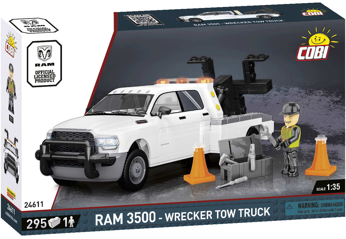 COBI RAM 3500 - Wrecker Tow Truck Set 24611