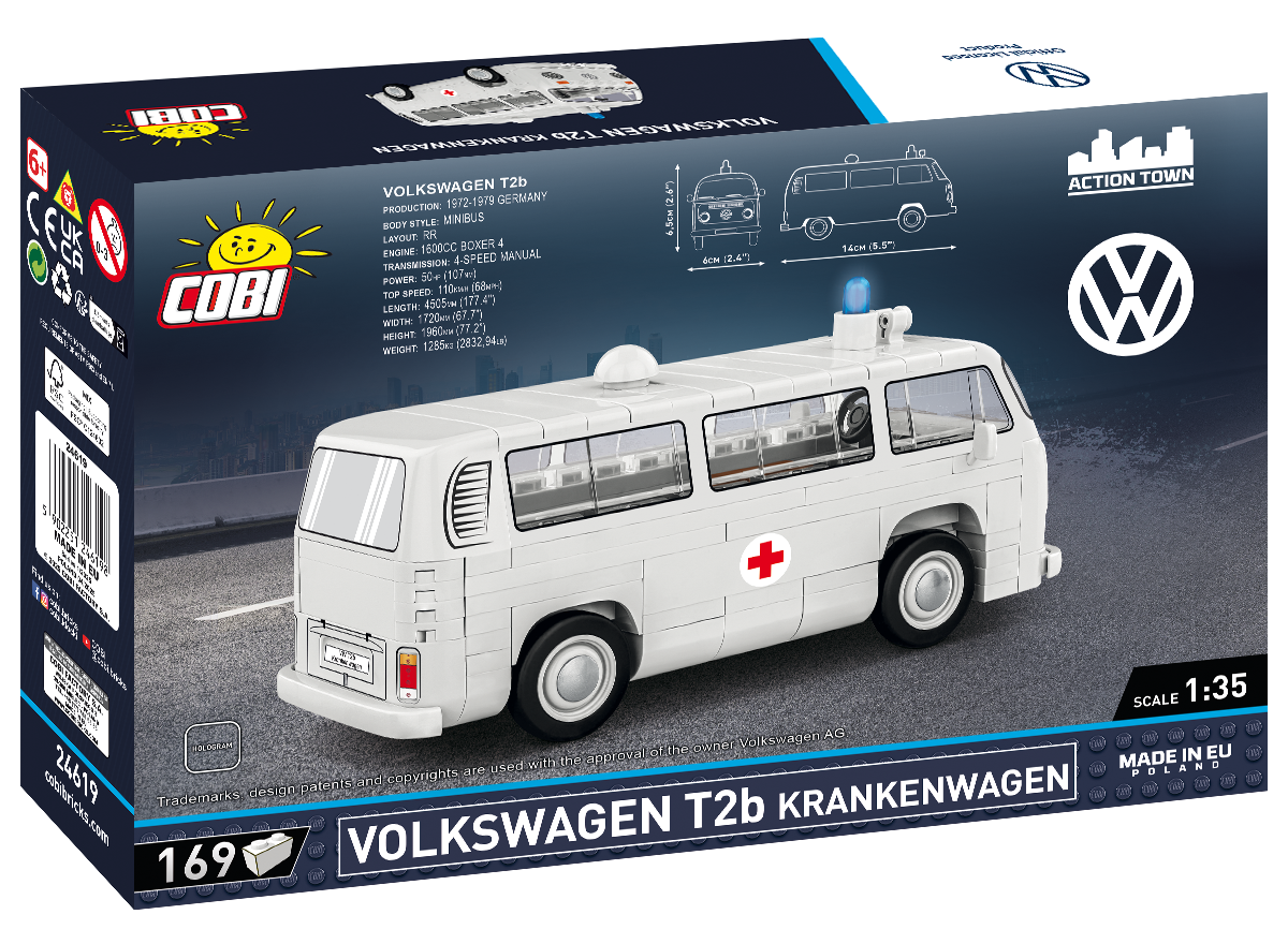 COBI Volkswagen T2b Krankenwagen Set 24619
