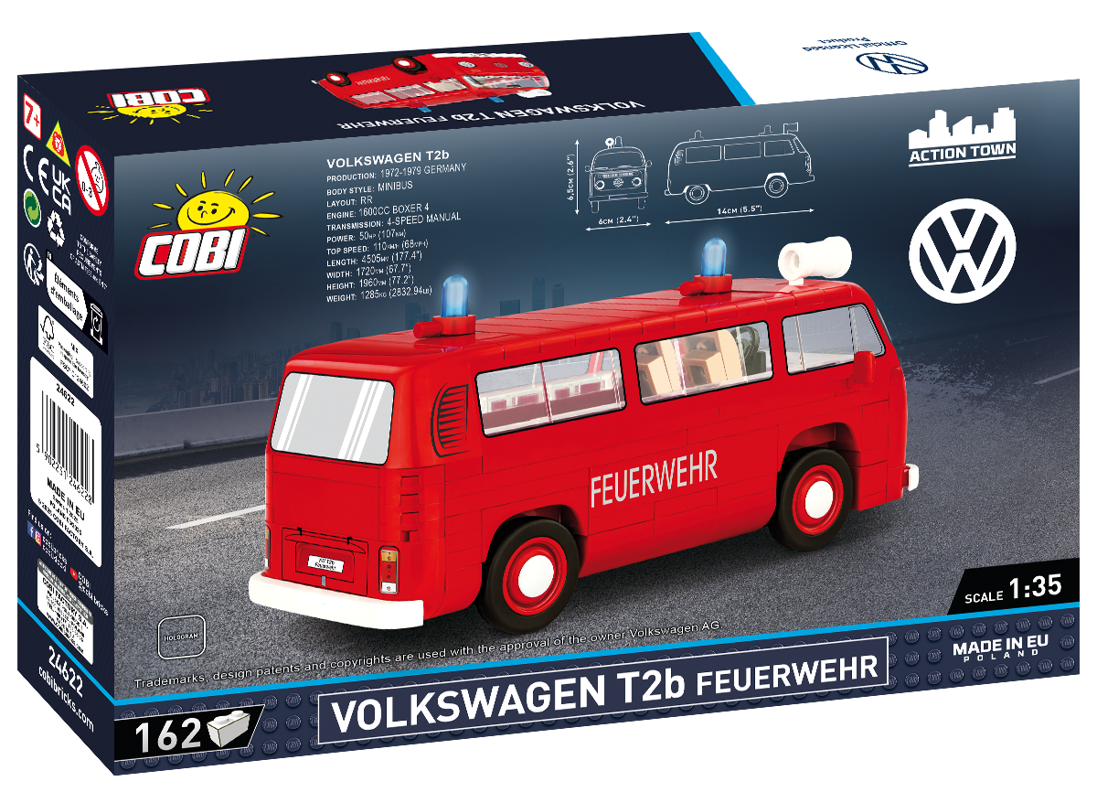 COBI Volkswagen T2b Feuerwehr Set 24622