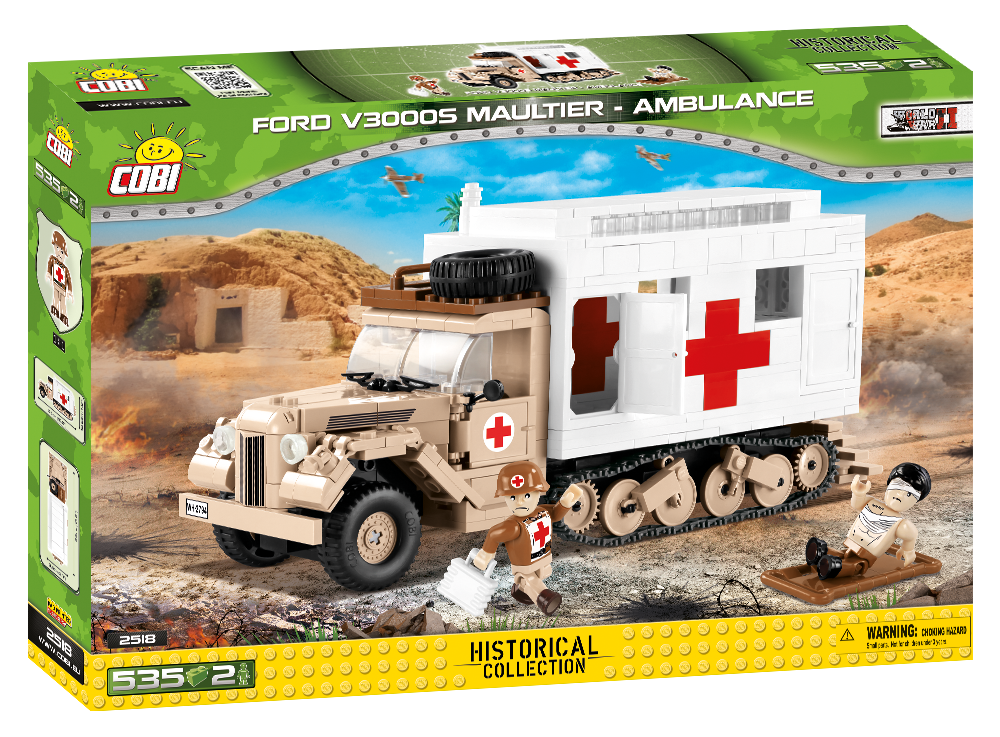 COBI Ford V3000S Maultier Ambulance #2518