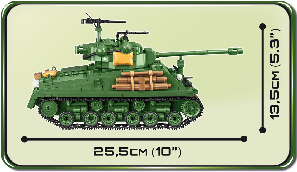 COBI M4A3E8 Sherman Easy Eight #2533