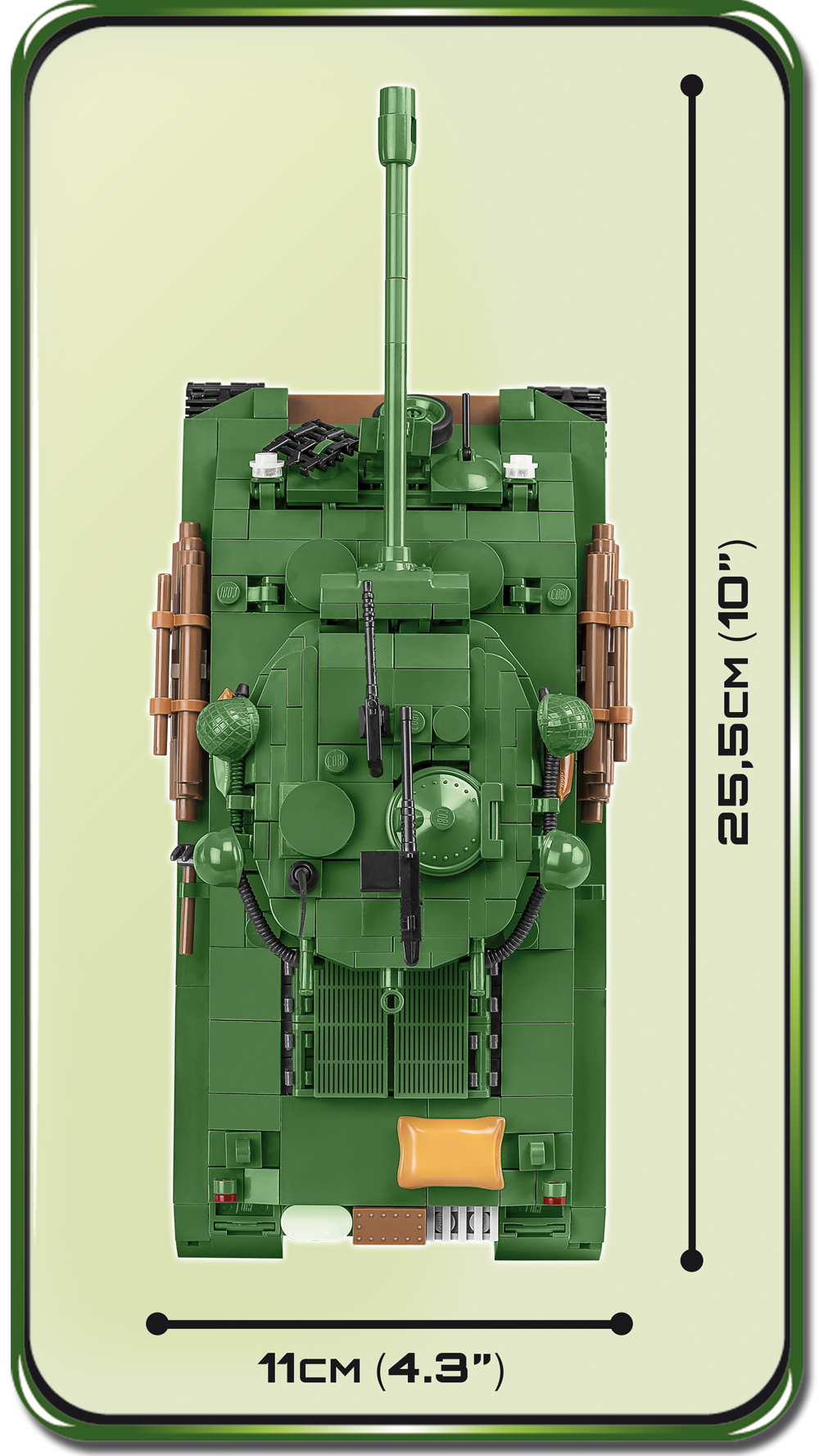 COBI M4A3E8 Sherman Easy Eight #2533
