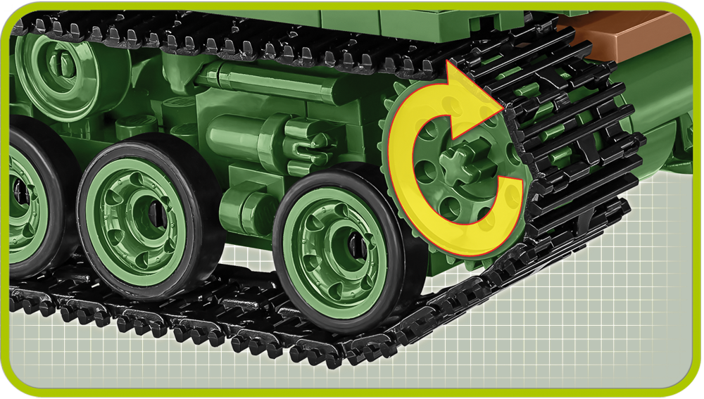COBI M4A3E8 Sherman Easy Eight #2533