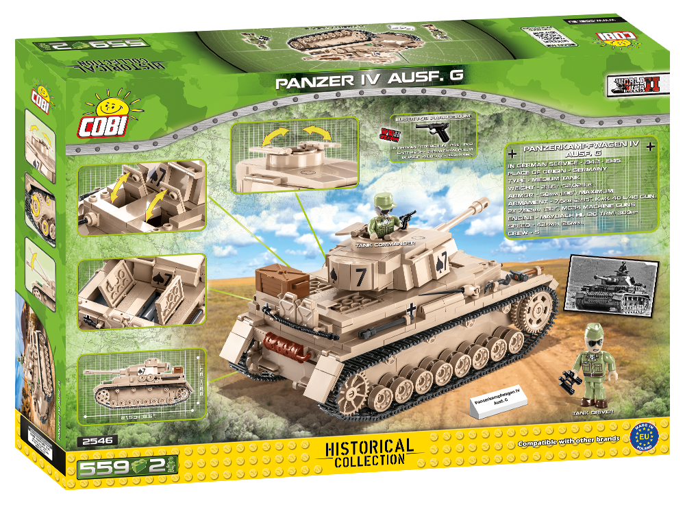 COBI Panzer IV Ausf.G Set 2546