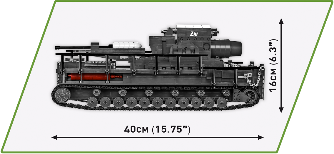 COBI 60 cm Karl-Gerät 040 ZIU #2560