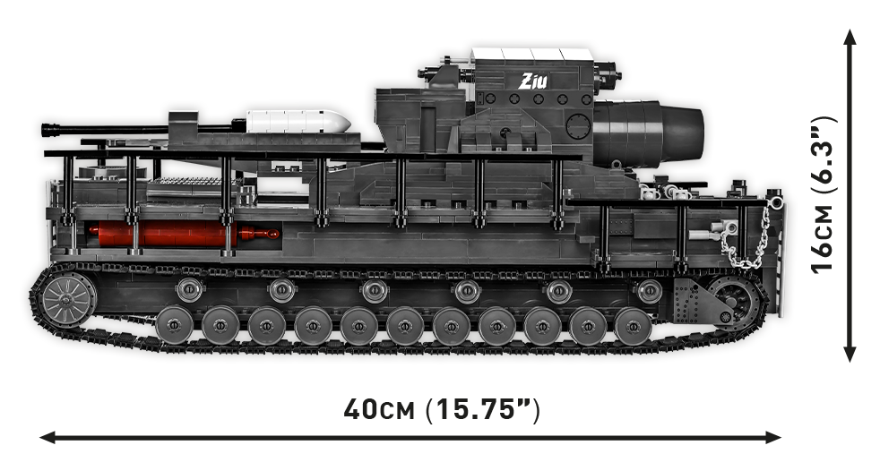 COBI 60 cm Karl-Gerät 040 ZIU #2560