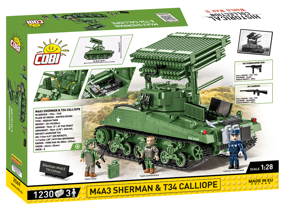 COBI M4A3 Sherman & T34 Calliope - Executive Editon #2569