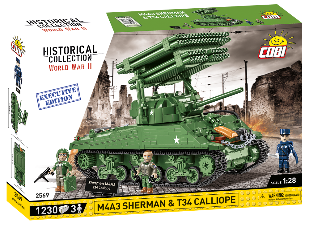 COBI M4A3 Sherman & T34 Calliope - Executive Editon #2569