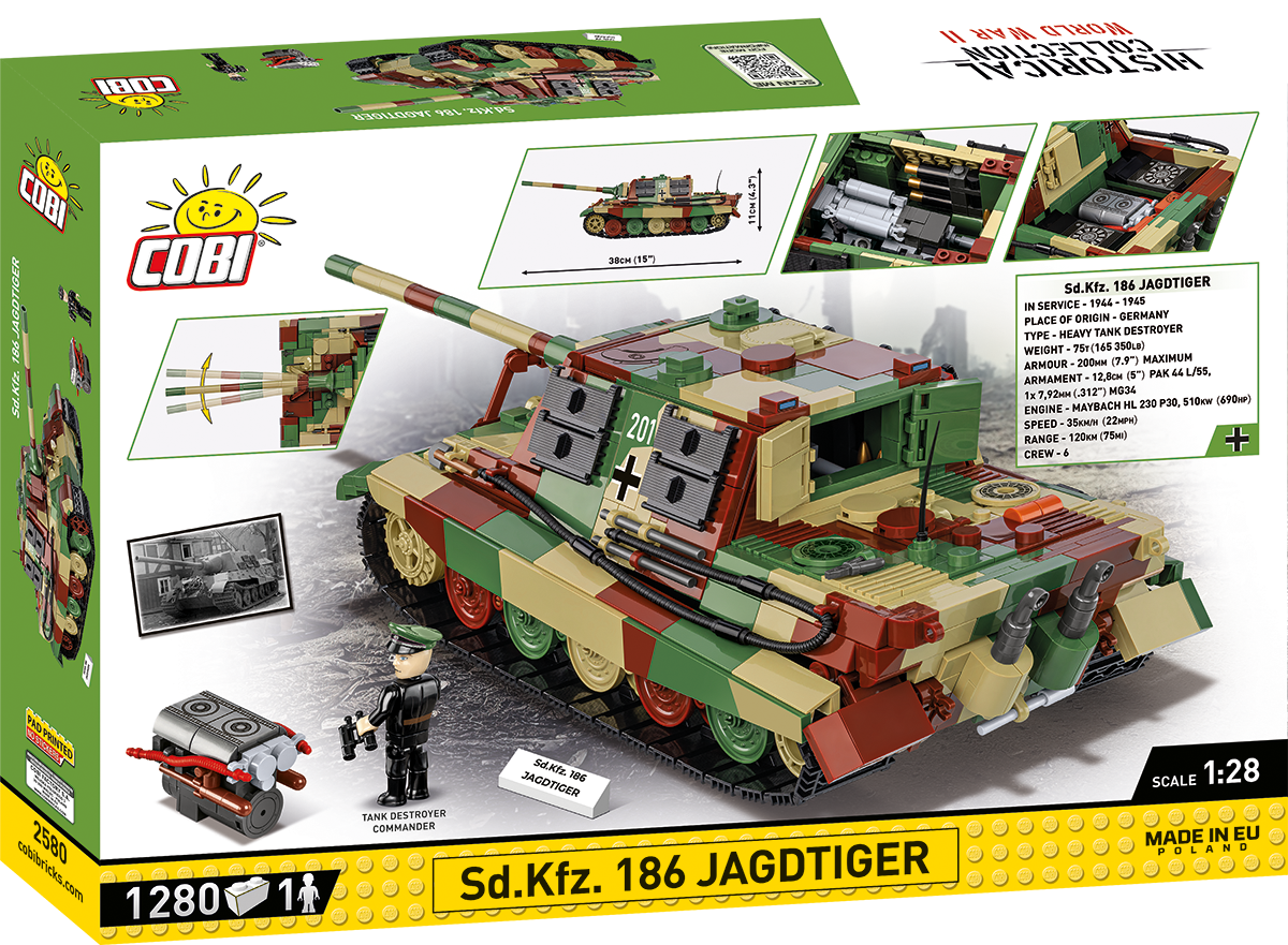 COBI Sd.Kfz. 186 - Jagdtiger #2580