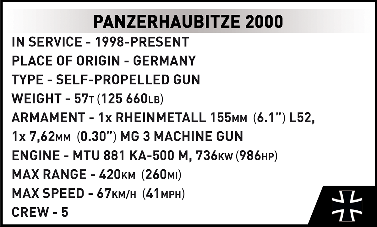 COBI Panzerhaubitze 2000 Set 2628
