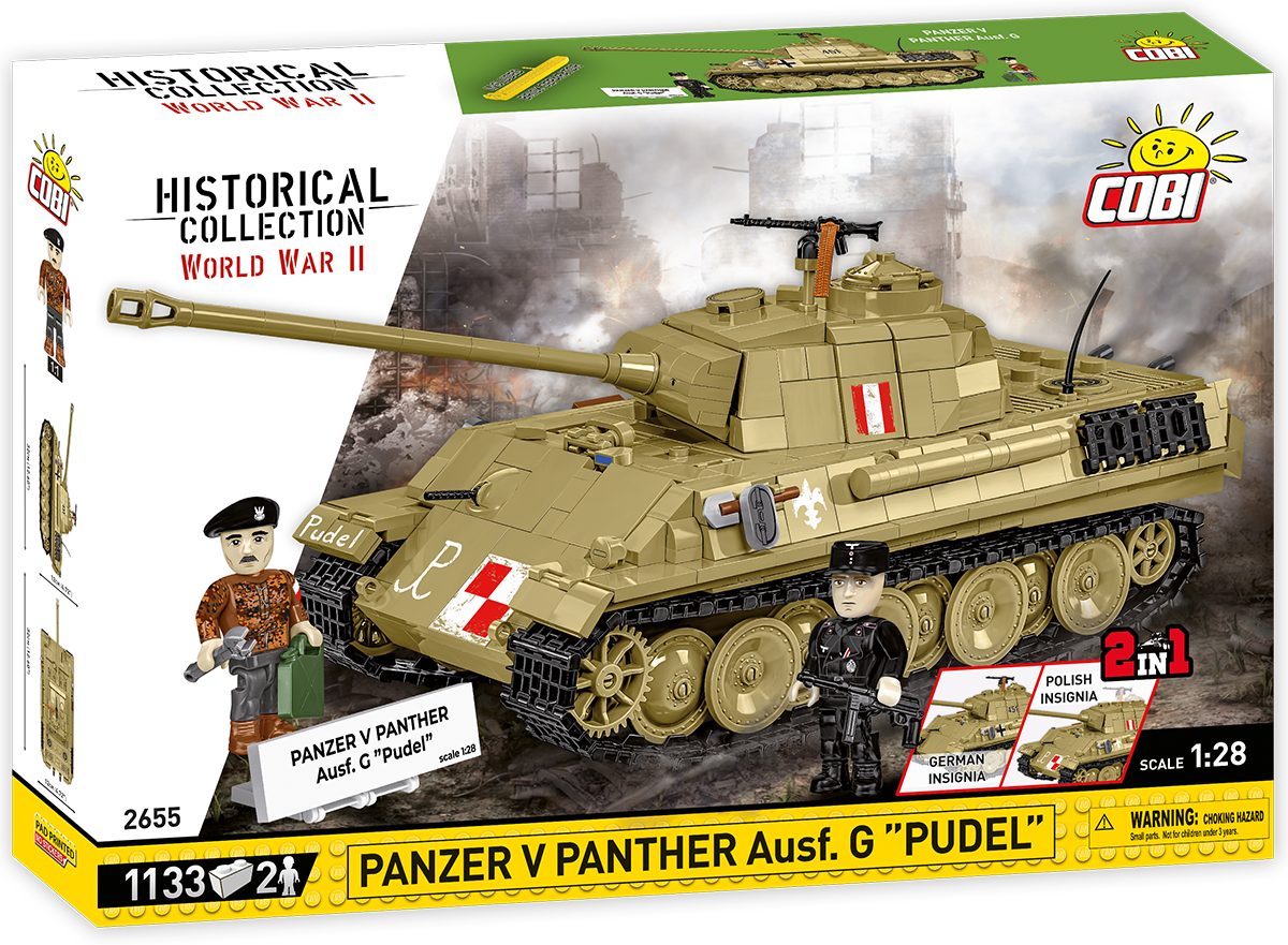 COBI Panzer V Panther Ausf. G "Pudel" Set 2655