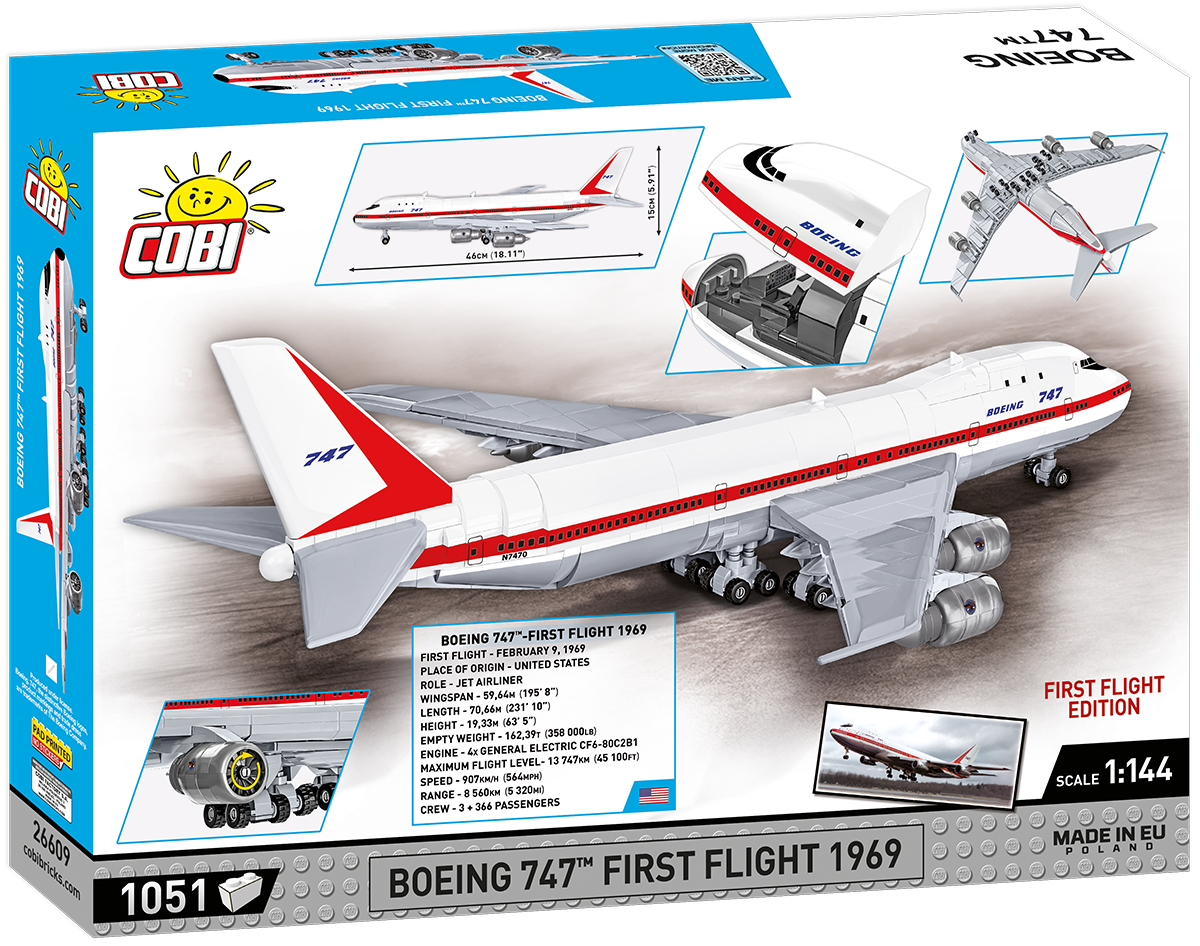 COBI Boeing 747 First Flight 1969 #26609