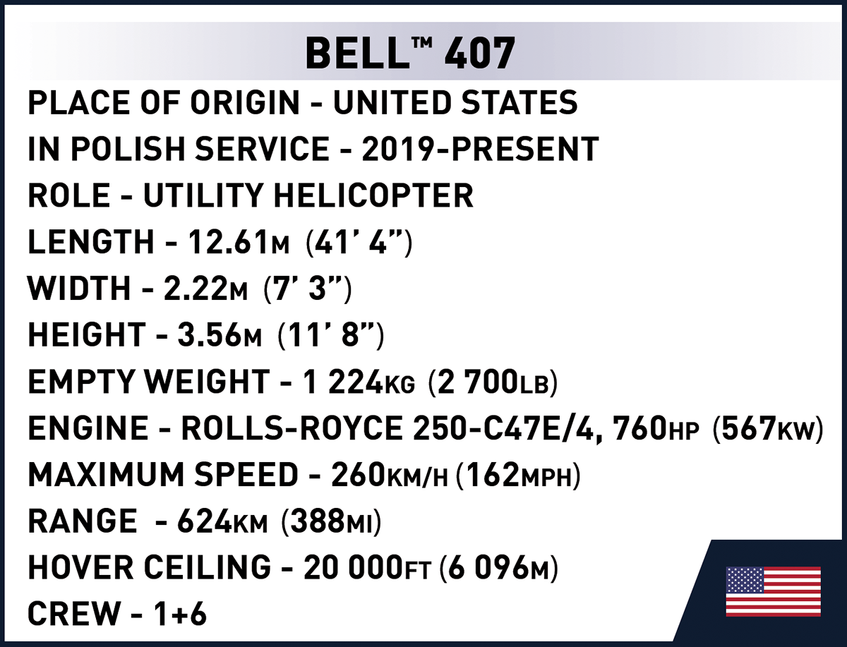 COBI Bell 407 Policja Set 26628