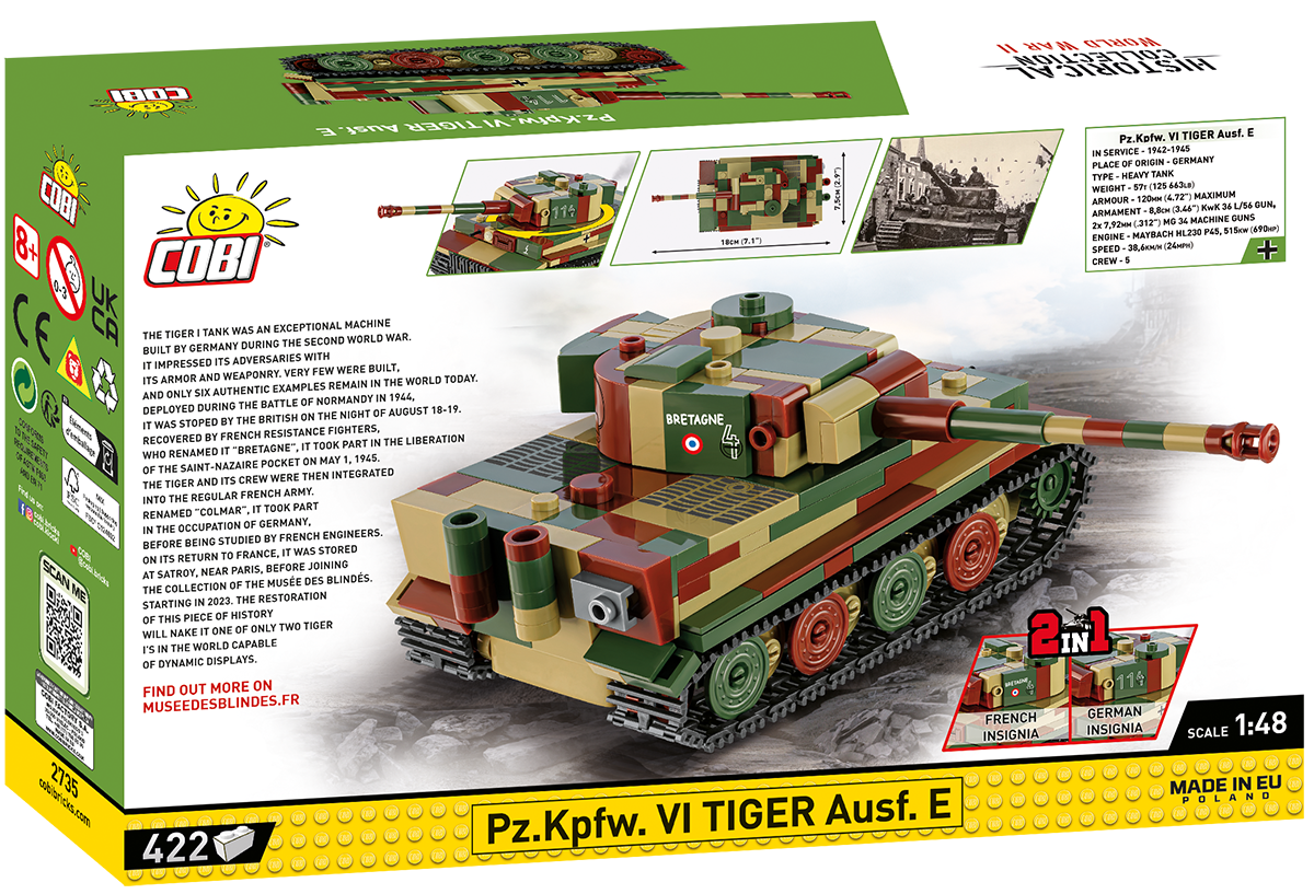 COBI Pz.Kpfw. VI Tiger Ausf.E Set 2735