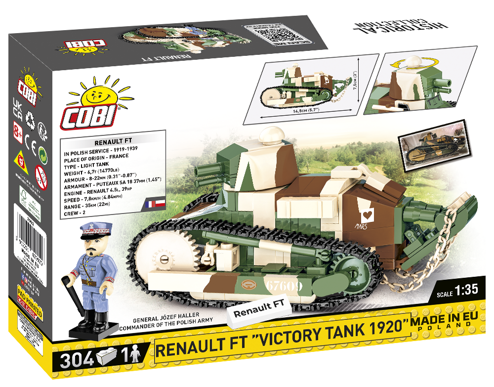 COBI Renault FT "Victory Tank 1920" #2992