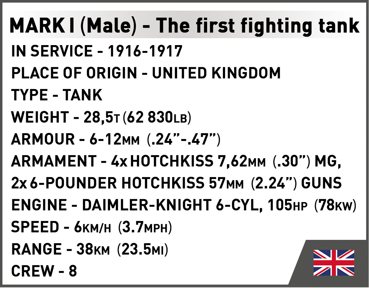 COBI Mark I Male no C.19 #2993