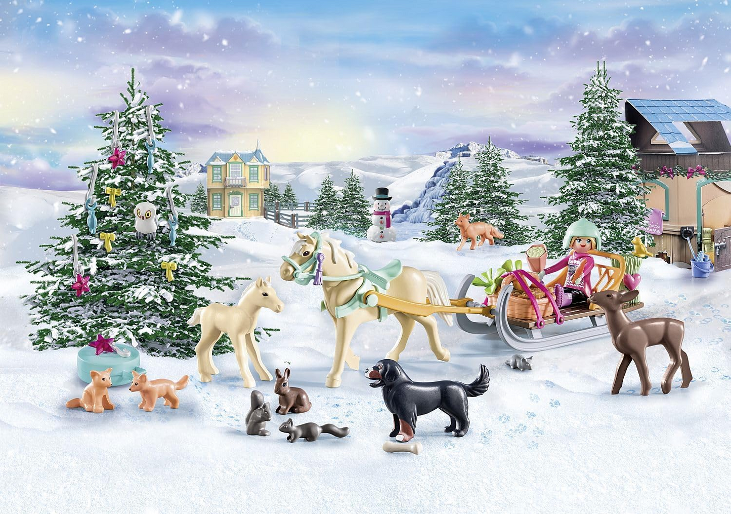 Playmobil 71345 – Advent Calendar: Christmas Sleigh Ride
