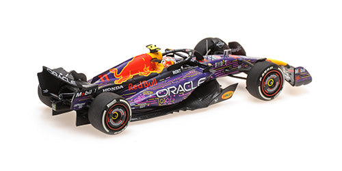Minichamps ORACLE RED BULL RACING RB19 - SERGIO PEREZ - 3RD PLACE LAS VEGAS GP 2023 410232211