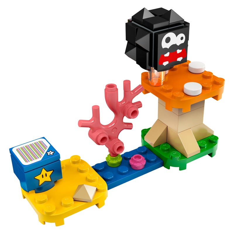 LEGO Super Mario Fuzzy & Mushroom Platform Expansion Set Polybag 30389