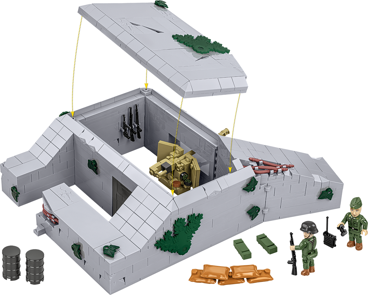 COBI German Bunker Regelbau 667 Set 3136