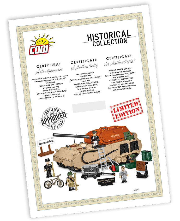 COBI Panzerkampfwagen VIII Maus - Limited Edition Set 3137