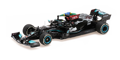 Minichamps 1:43 Mercedes-AMG Petronas Formula One Team W12 E Performance - Hamilton, Winner Brazilian GP 2021
