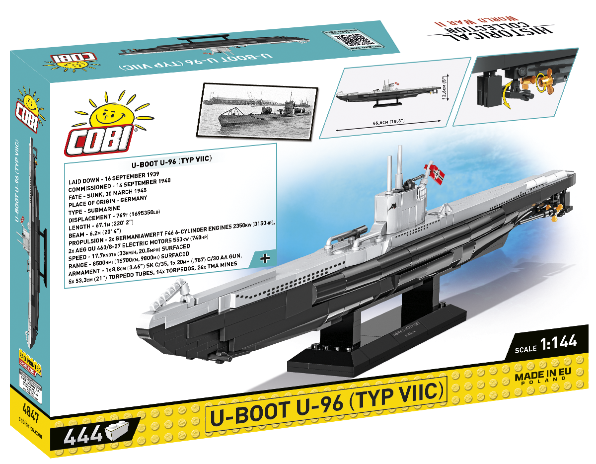 COBI U-Boot U-96 Typ VIIC Set 4847