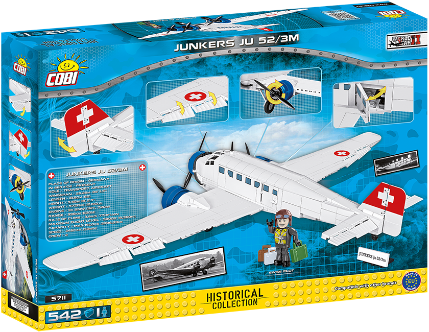 COBI Junkers Ju52/3m - civil version #5711