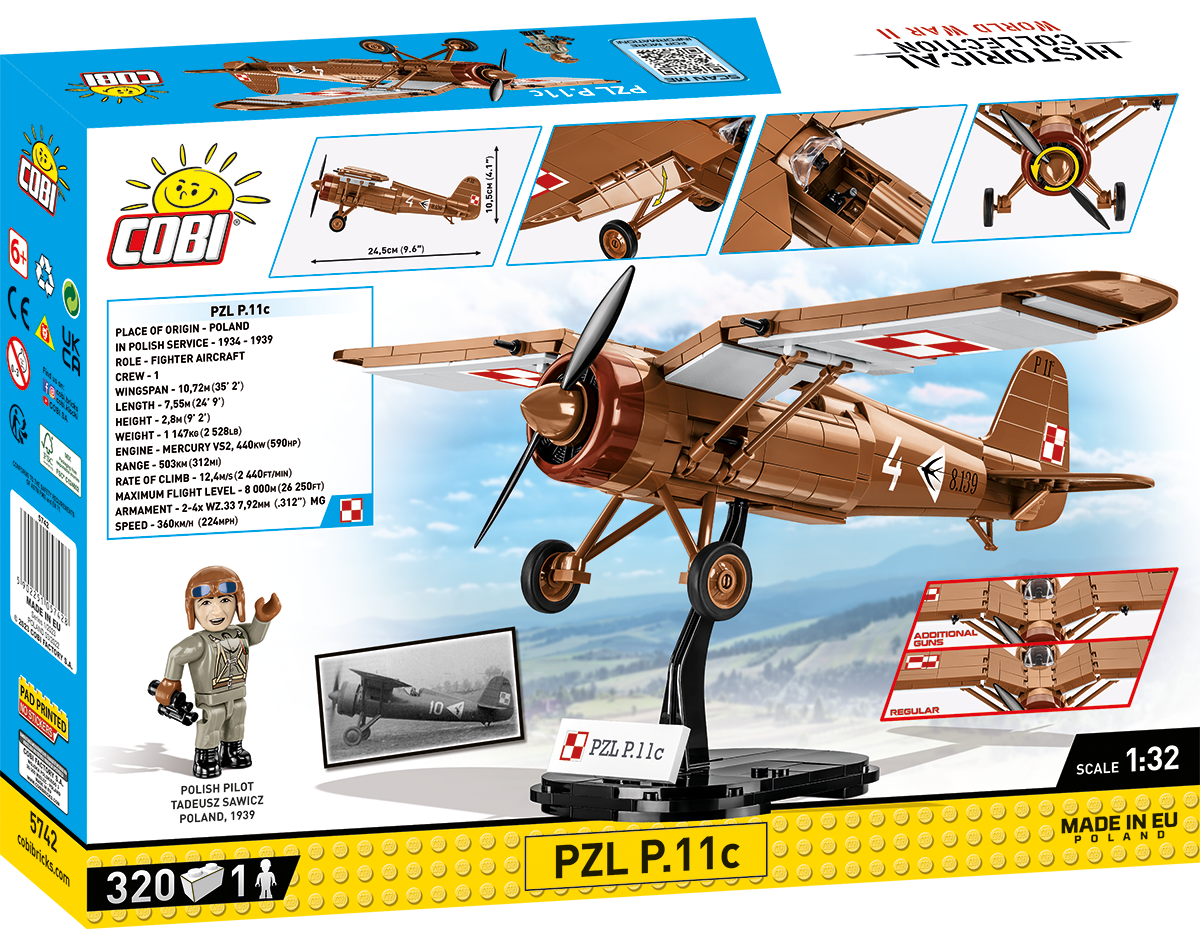 COBI PZL P.11c #5742
