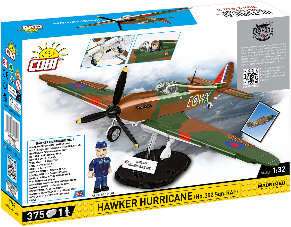 COBI Hawker Hurricane (No.302 Sqn.RAF) Set 5762