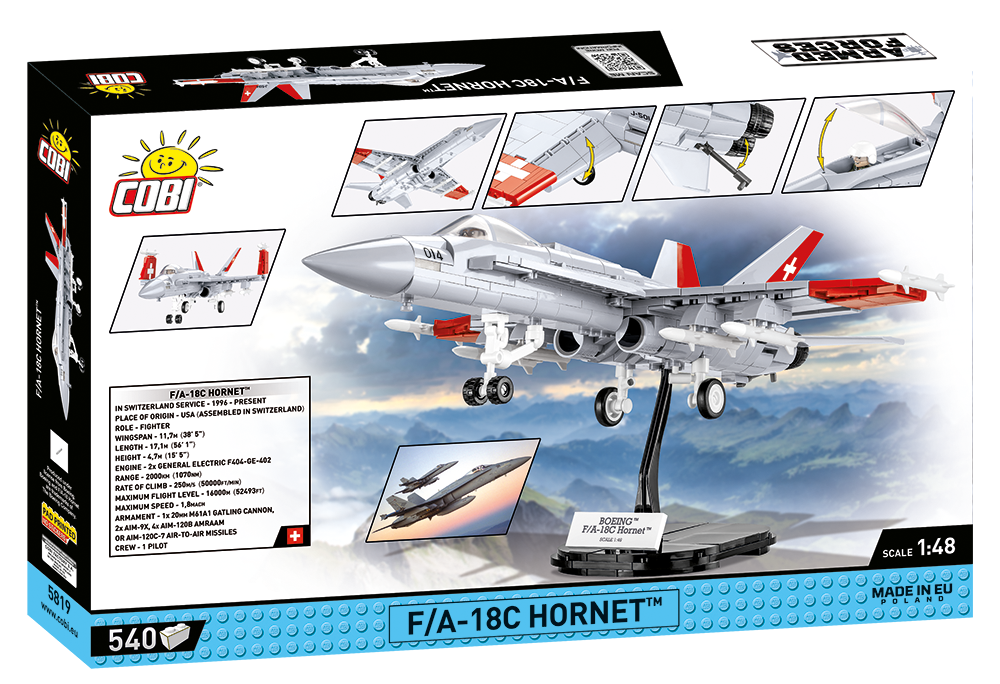 COBI F/A-18C Hornet Swiss Air Force #5819