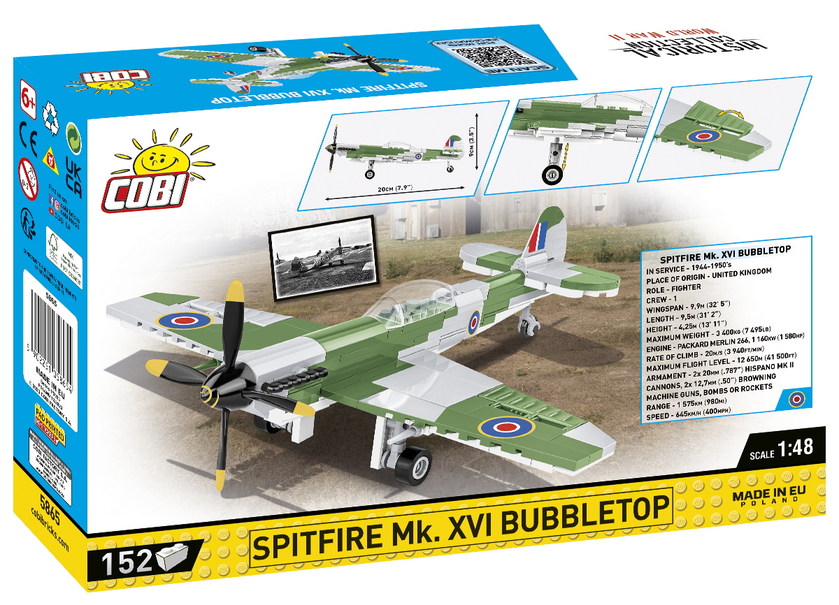 COBI Spitfire Mk. XVI Bubbletop #5865