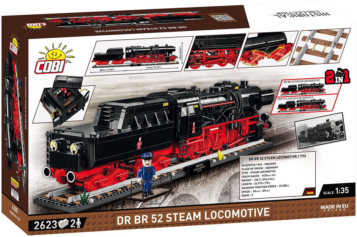 COBI DR BR 52 Steam Locomotive 2in1 - Executive Edition #6280