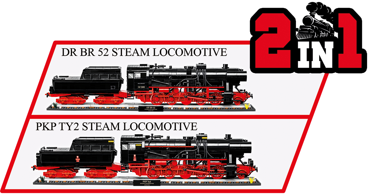 COBI DR BR 52 Steam Locomotive 2in1 - Executive Edition #6280