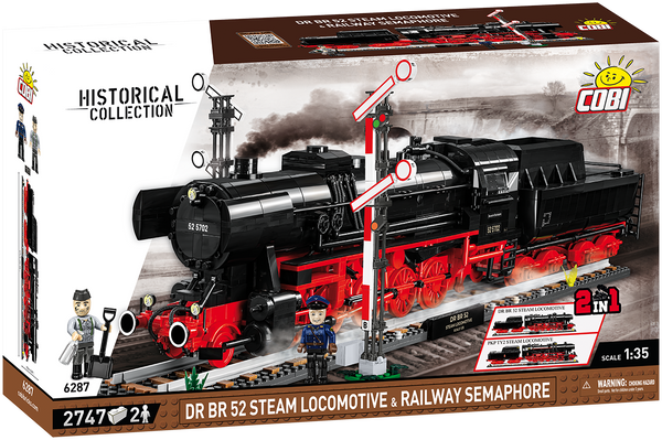 COBI DR BR 52 Steam Locomotive & Railway Semaphore #6287