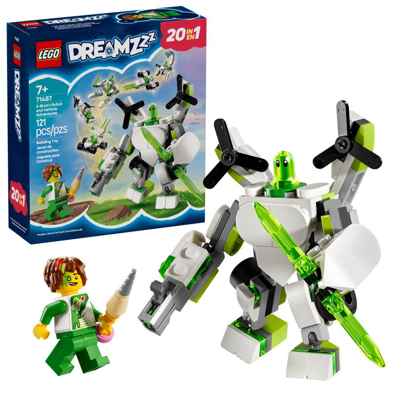 LEGO Z-Blob's Robot and Vehicle Adventures Set 71487
