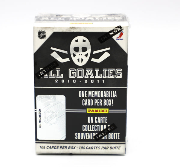 2010/11 Panini All-Goalies Hockey Box Set, 106 Cards, Factory Sealed