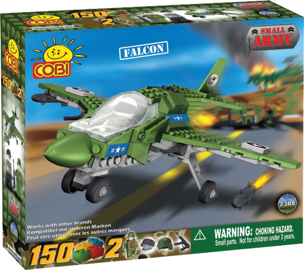 COBI 150 Piece Falcon Plane Military Aircraft #2308