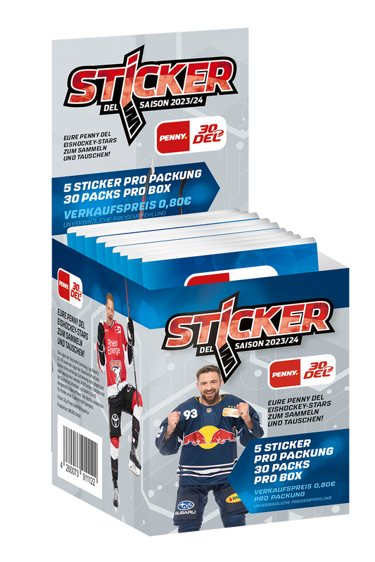 Playercards Penny DEL Sticker Box 2023/24 Deutsche Eishockey Liga