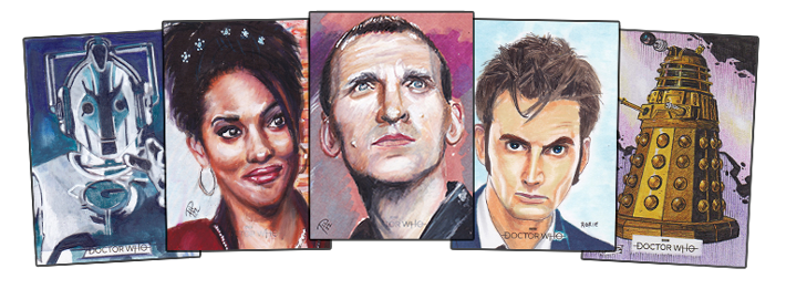 Rittenhouse Archives 2023 Doctor Who Series 1 To 4 Trading Cards - Case of Cards # DWS1-4