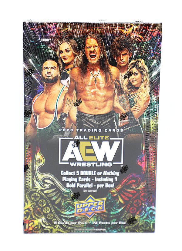 2023 Upper Deck AEW All Elite Wrestling Hobby Box | 24 Packs | Factory Sealed