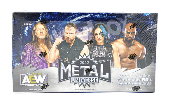 2022 Upper Deck AEW Skybox Metal Universe Hobby Box | 15 Packs | Factory Sealed
