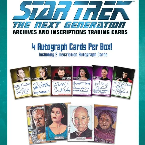 Rittenhouse Star Trek: TNG Archives and Inscriptions Trading Cards