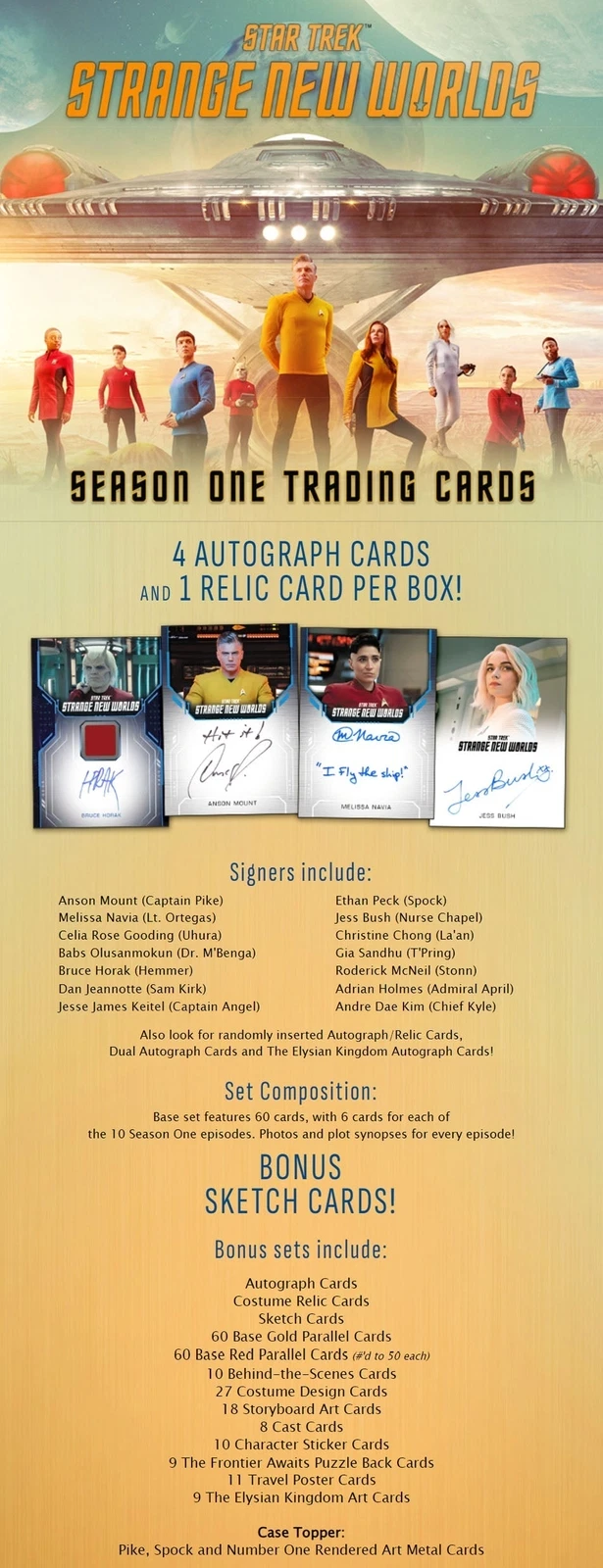Rittenhouse Star Trek Strange New Worlds Season 1 Box