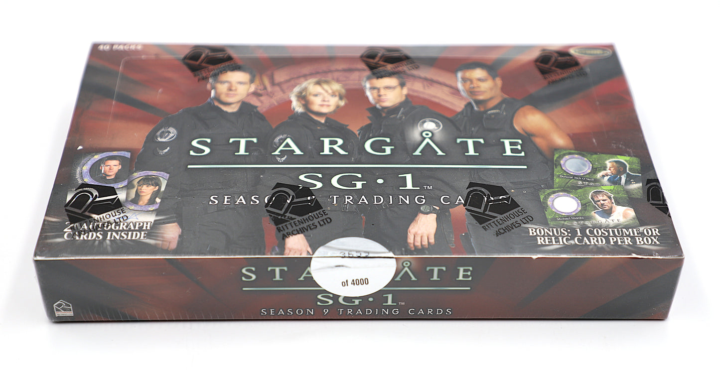 Rittenhouse Stargate SG-1 Season 9 Trading Cards Hobby Box