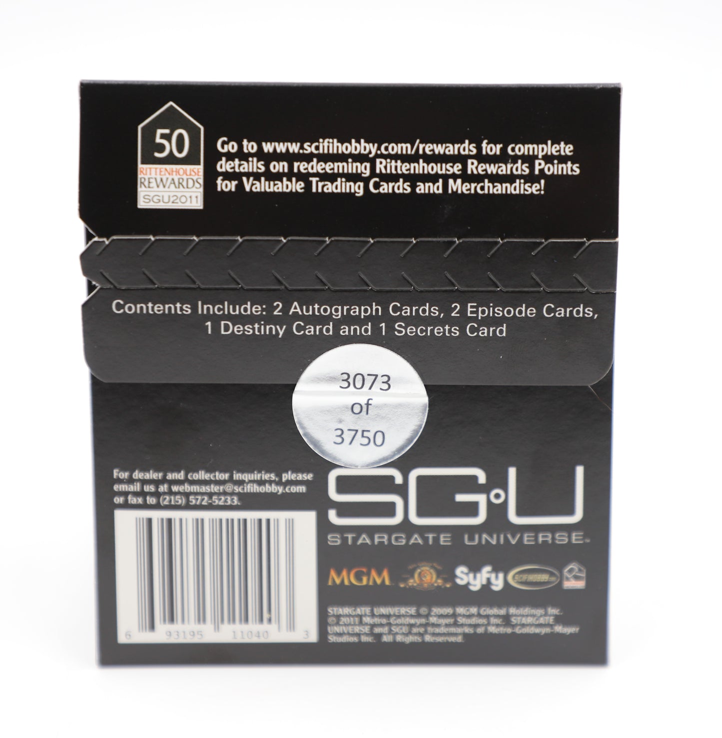 Rittenhouse Stargate Universe Season 2 Premium Pack